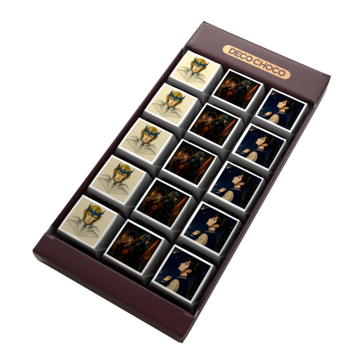 DECOチョコ - 列ごとにデザイン