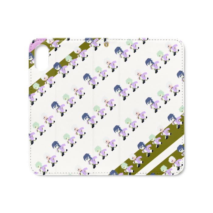 手帳型iPhoneケース（ベルトなし） - iPhone XS / X - ストラップ穴 あり