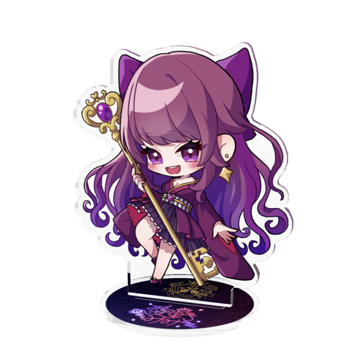 みみ魔女 和装ver.ー笑顔【アクリルスタンド】 - 100x100mm