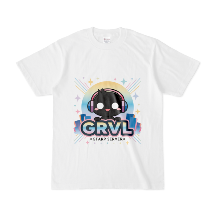 白Tシャツ - S (黒印刷)