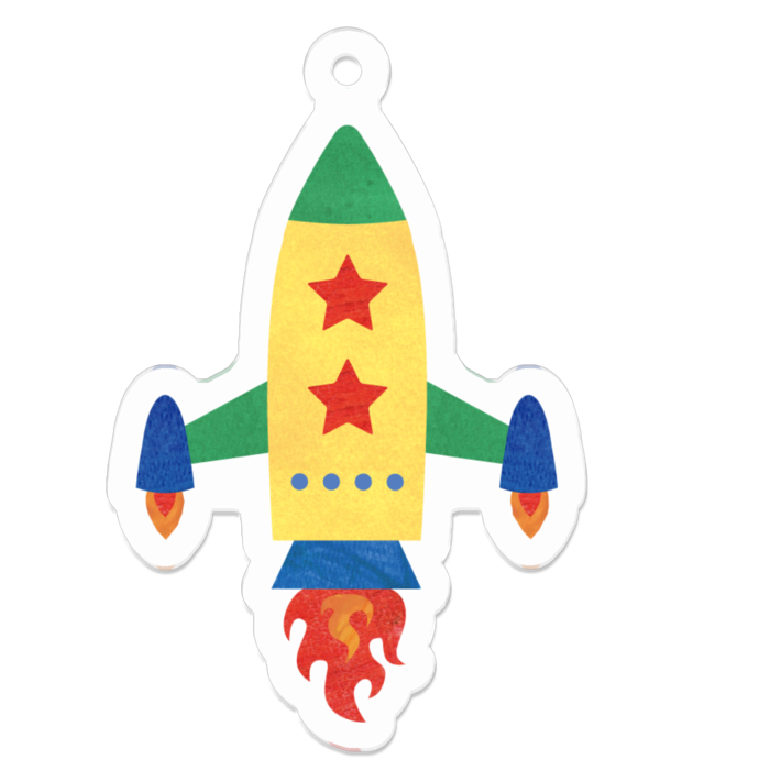 アクリルキーホルダー - 50 x 50 (mm)