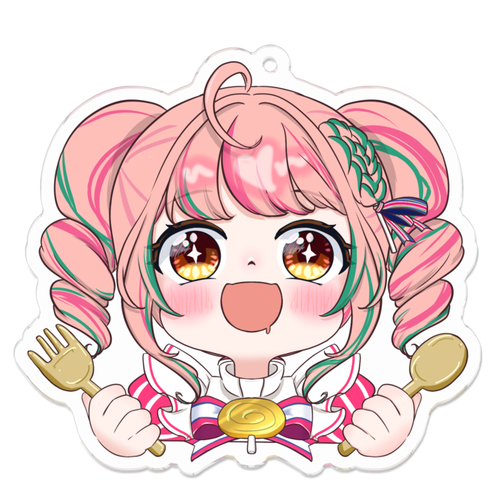 アクリルキーホルダー - 70 x 70 (mm)