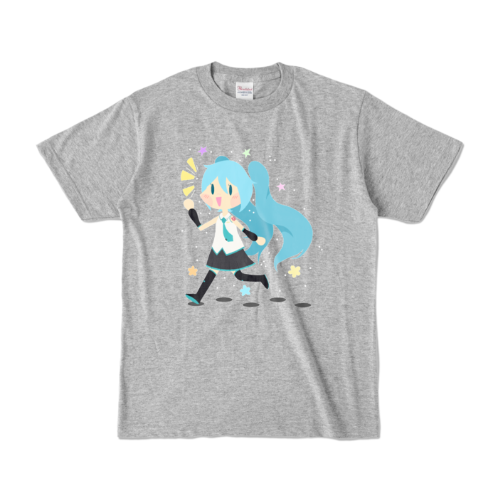 カラーTシャツ - S - 杢グレー (濃色)