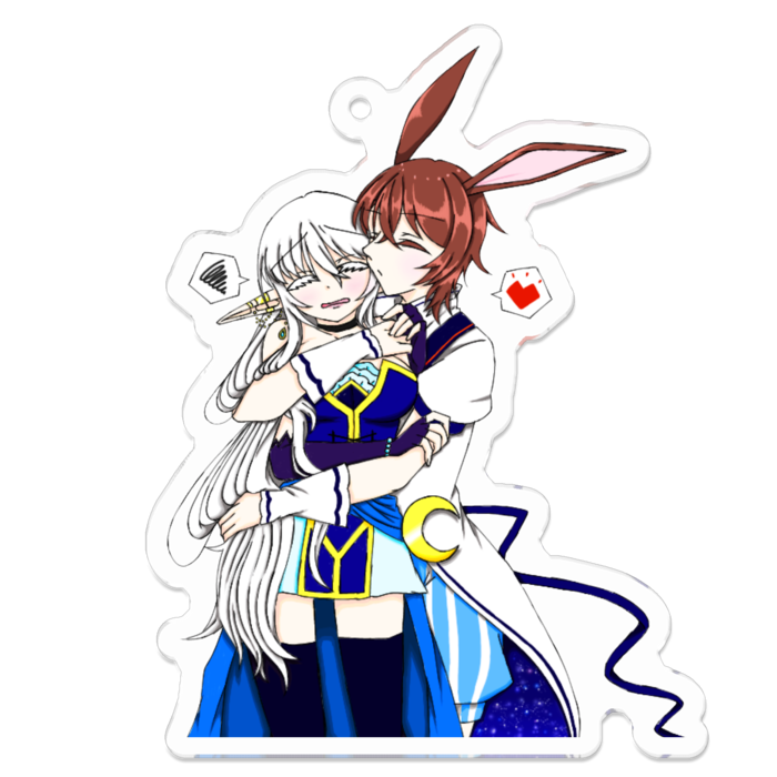 アクリルキーホルダー - 70 x 70 (mm)