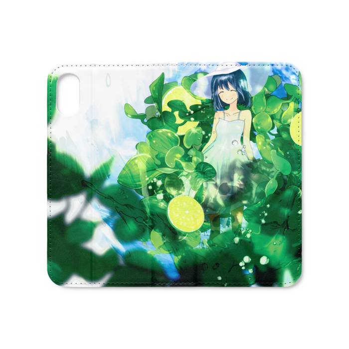 手帳型iPhoneケース(ベルトなし) - iPhone XS / X - ストラップ穴 なし