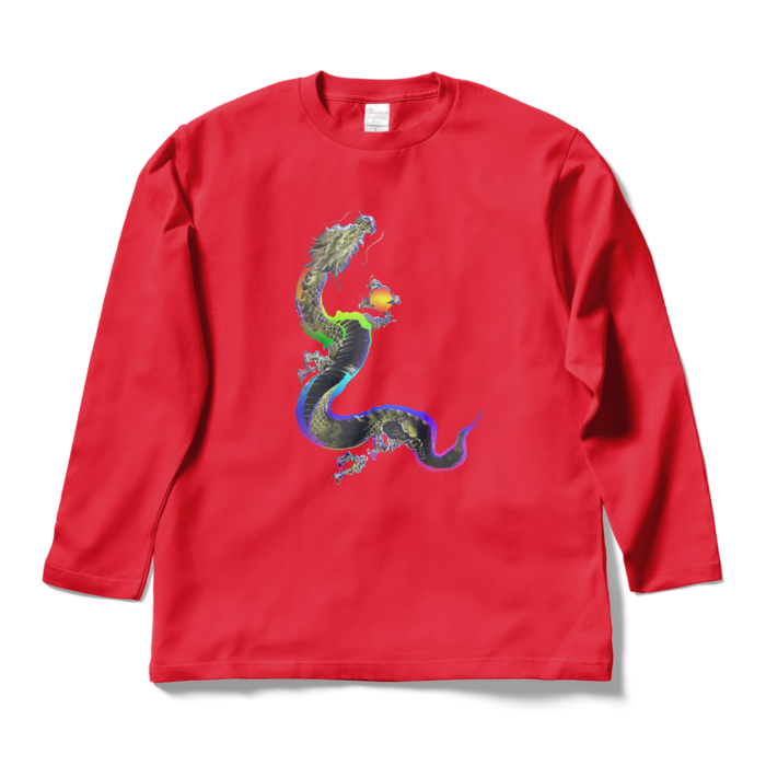 ロングスリーブTシャツ - L - レッド