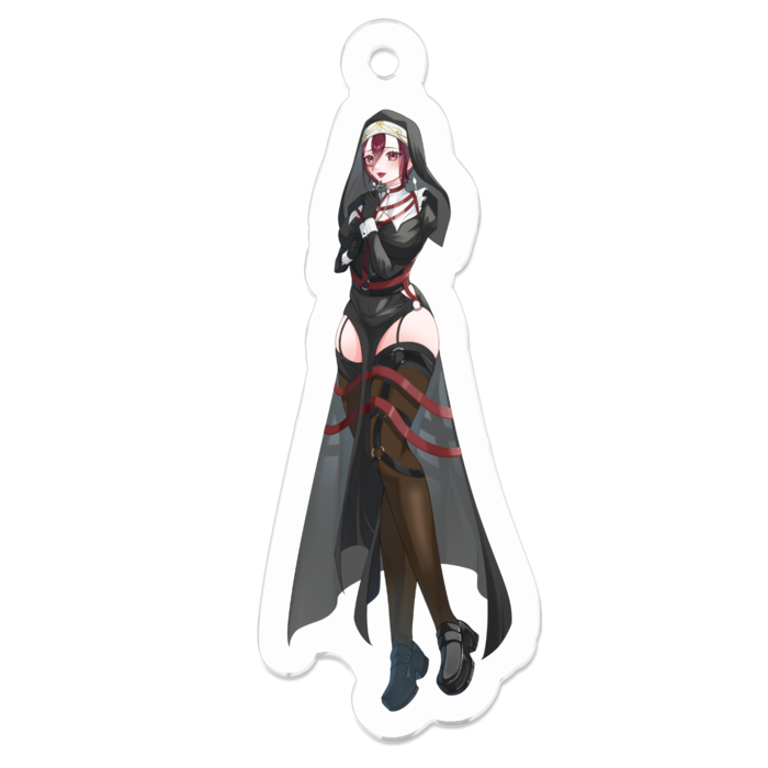 アクリルキーホルダー - 50 x 50 (mm)