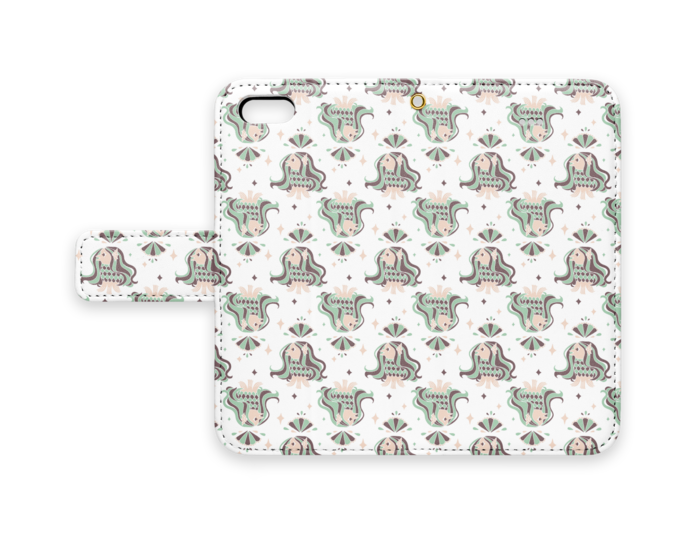 手帳型iPhoneケース - iPhone 5 / 5s / SE - ストラップ穴 あり