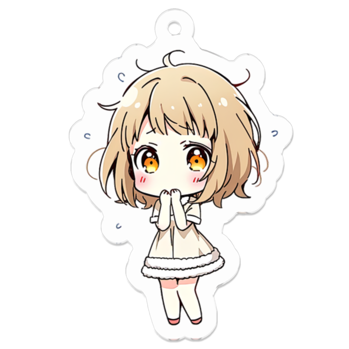 アクリルキーホルダー - 50 x 50 (mm)