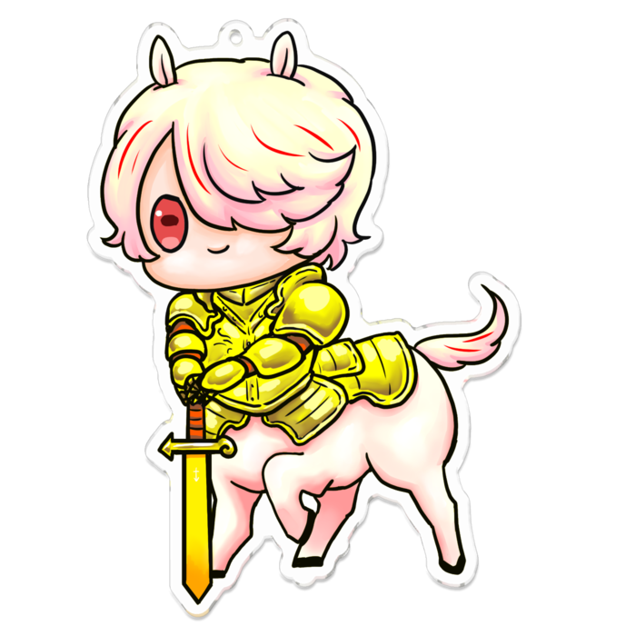 アクリルキーホルダー - 100 x 100 (mm)