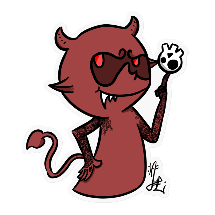 ステッカー - 100 x 100 (mm)