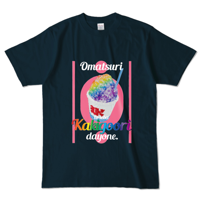 カラーTシャツ - L - ネイビー (濃色)