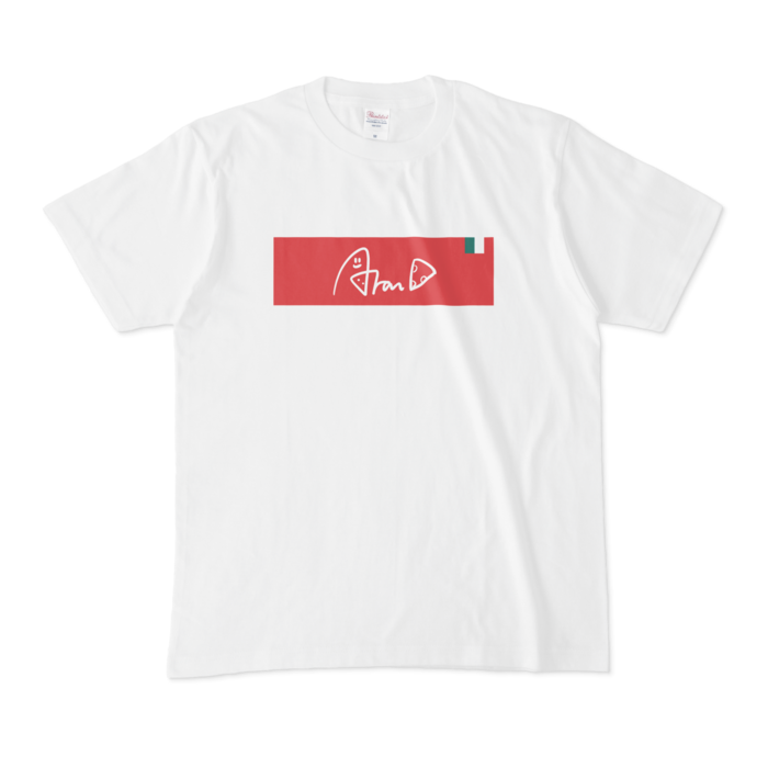 【ホワイト・Mサイズ】アルランディス 誕生日記念ボックスロゴTシャツ