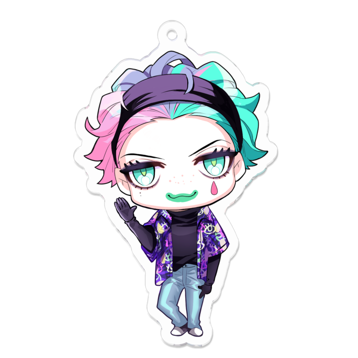 アクリルキーホルダー - 70 x 70 (mm)