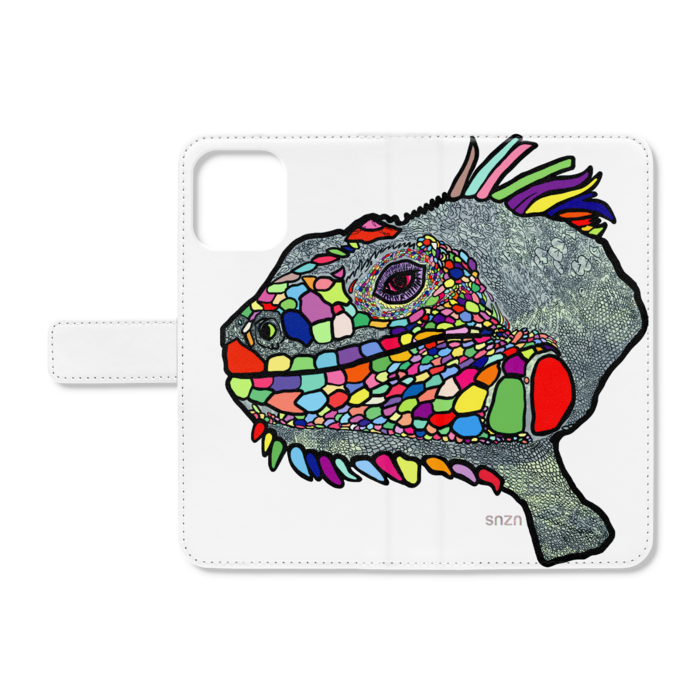 手帳型iPhoneケース - iPhone12 ProMax - ストラップ穴 なし