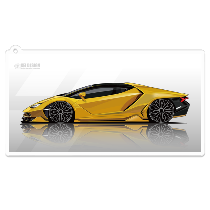 アクリルキーホルダー - 100 x 100 (mm)