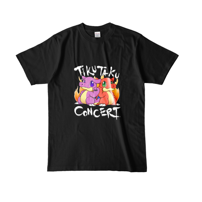 カラーTシャツ(濃色) - L - ブラック