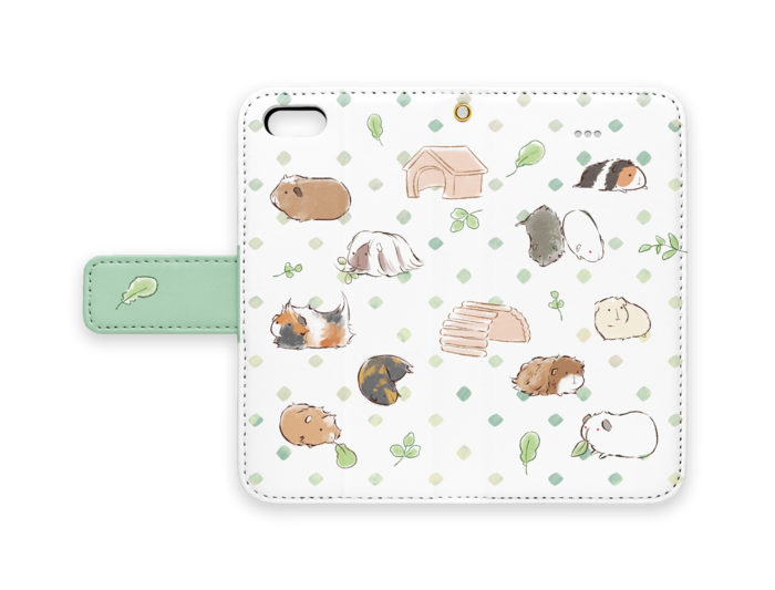 手帳型iPhoneケース - iPhone 5 / 5s / SE - ストラップ穴 あり