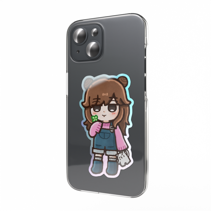 オーロラスマホステッカー - 縦