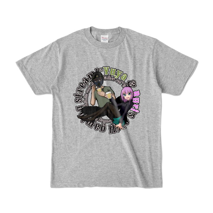 カラーTシャツ - S - 杢グレー (濃色)
