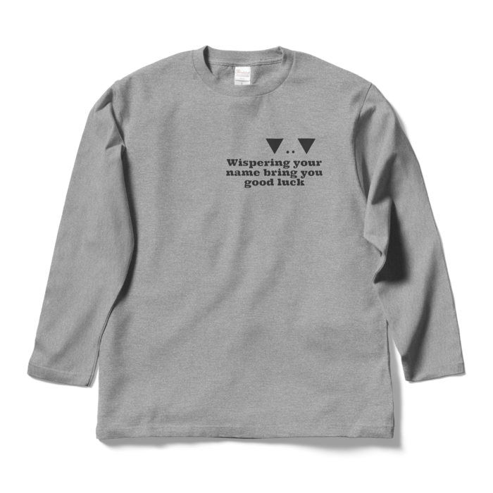 ロングスリーブTシャツ - L - 杢グレー