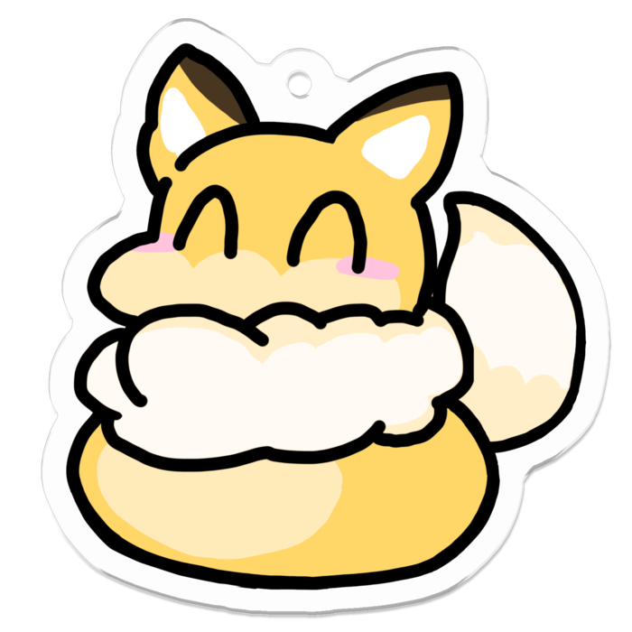 アクリルキーホルダー - 50 x 50 (mm)