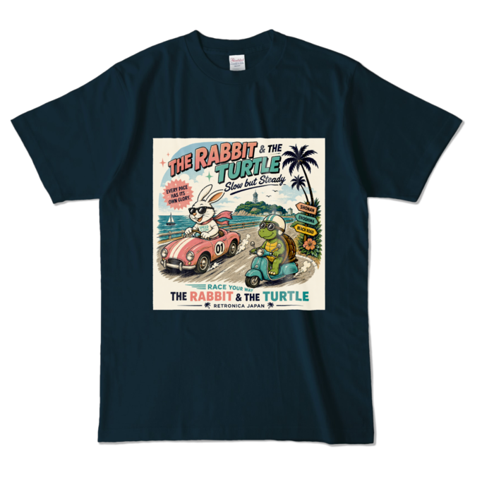 カラーTシャツ - L - ネイビー (濃色)