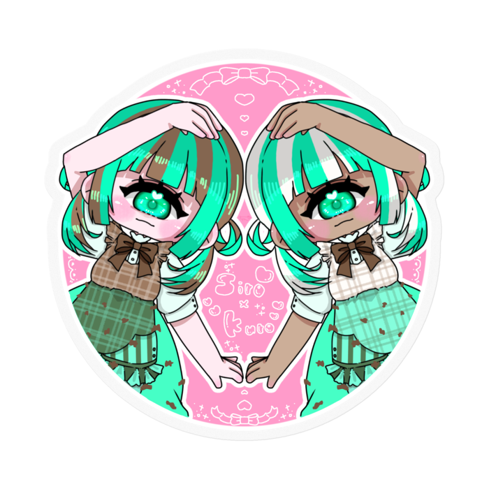 ステッカー - 100 x 100 (mm)
