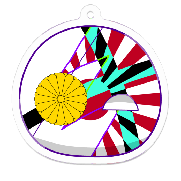 アクリルキーホルダー - 50 x 50 (mm)
