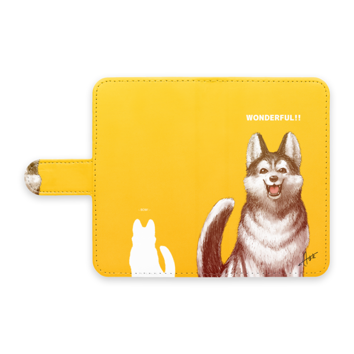 手帳型Androidケース - S - ストラップ穴 なし