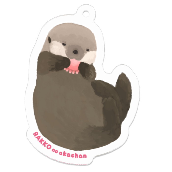 アクリルキーホルダー（コーティング） - 50 x 50 (mm)