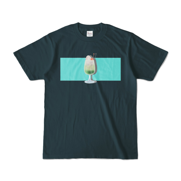 カラーTシャツ - S - デニム (濃色)