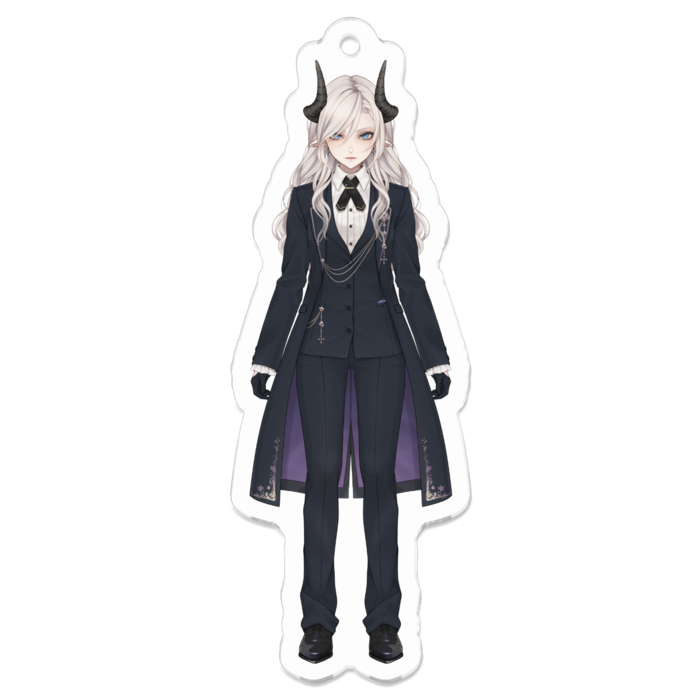 しろやにアクリルキーホルダー - 70 x 70 (mm)(1)