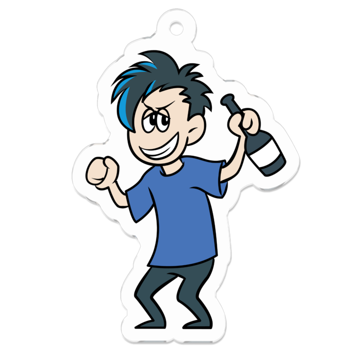 アクリルキーホルダー - 50 x 50 (mm)