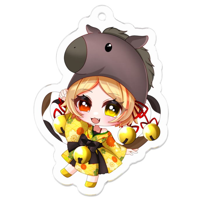 アクリルキーホルダー - 50 x 50 (mm)