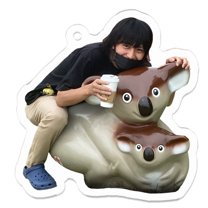 アクリルキーホルダー - 50 x 50 (mm)