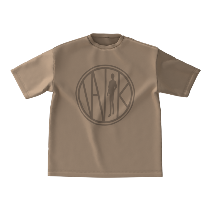 ビッグシルエットTシャツ - サンドベージュ - M