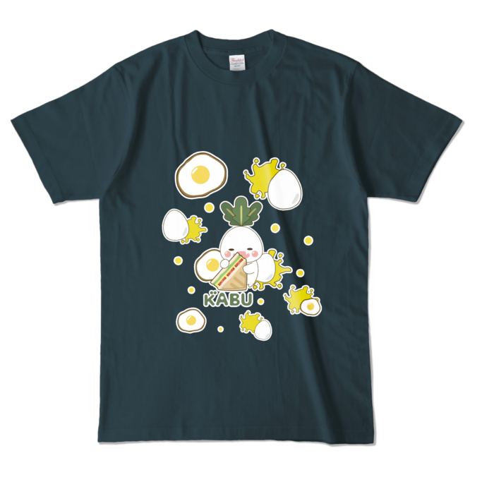 カラーTシャツ - L - デニム