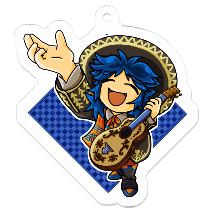 アクリルキーホルダー - 50 x 50 (mm)