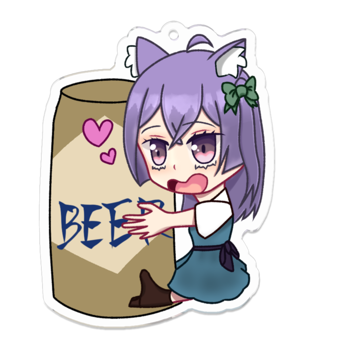 アクリルキーホルダー - 70 x 70 (mm)