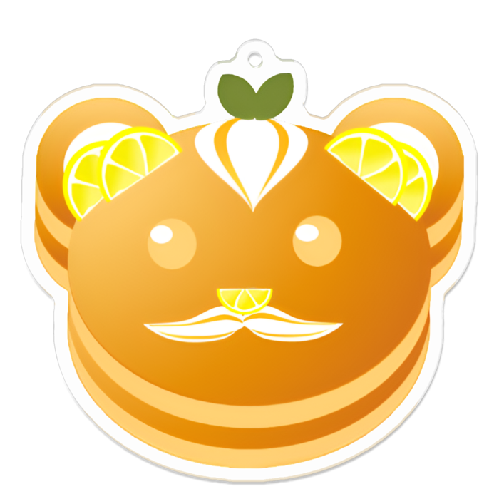 アクリルキーホルダー - 70 x 70 (mm)