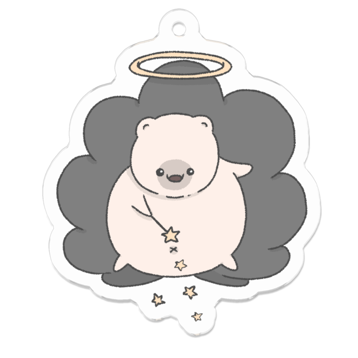 アクリルキーホルダー - 50 x 50 (mm)