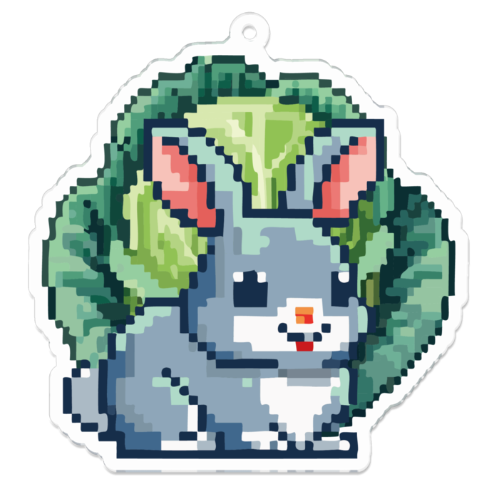 アクリルキーホルダー - 70 x 70 (mm)