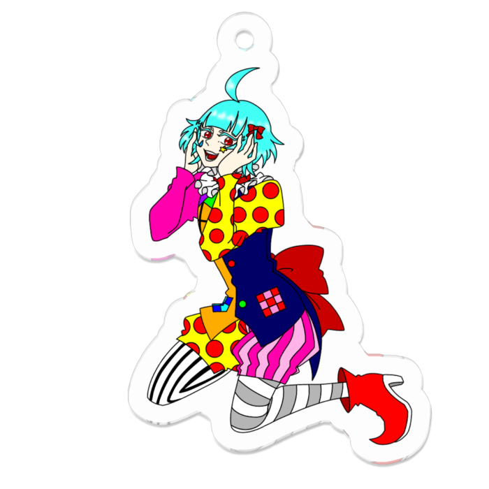 アクリルキーホルダー - 50 x 50 (mm)