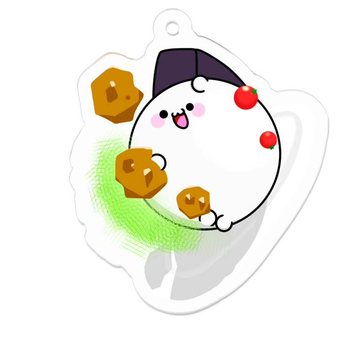 アクリルキーホルダー - 50 x 50 (mm)