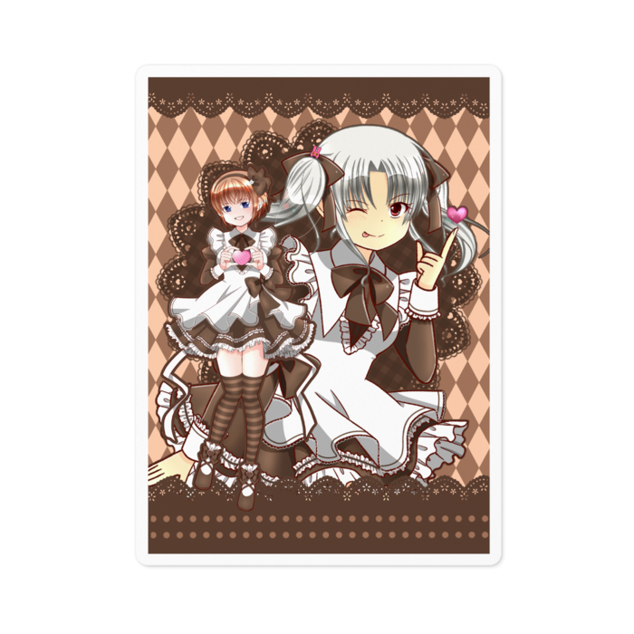 ステッカー - 100 x 100 (mm)