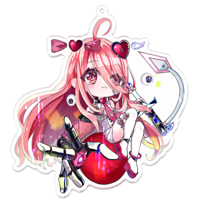 アクリルキーホルダー - 100 x 100 (mm)