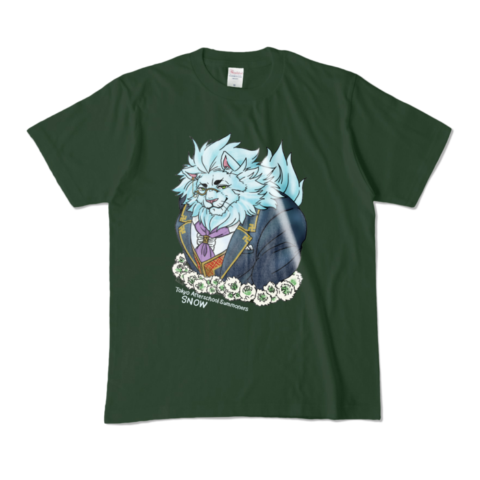 カラーTシャツ(濃色) - M - 正面 - フォレスト