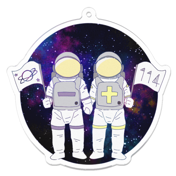 アクリルキーホルダー - 70 x 70 (mm)