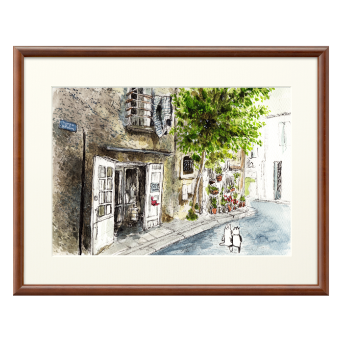 A4 - 額縁・ブラウン